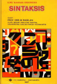 Image of Ilmu Bahasa Indonesia Sintaksis