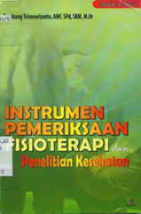 Image of Instrumen Pemeriksaan Fisioterapi dan Penelitian Kesehatan